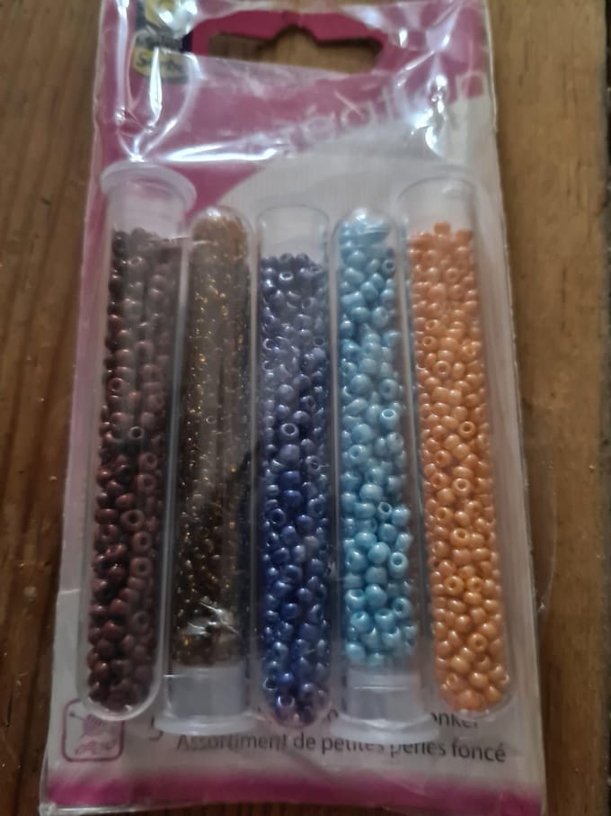 5x Glaspareltjes Assortiment donker Sorbo