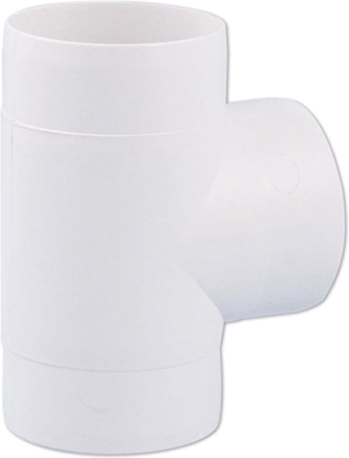 Nedco BV T-stuk ø 125mm 90º kunststof wit