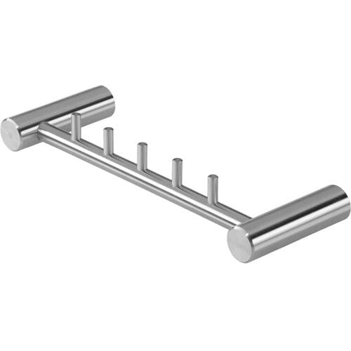 AIR-WOLF Hakenstang met 5 haken - RVS Zilver