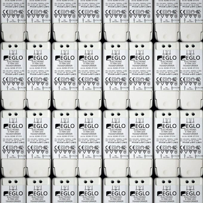 EGLO Transformator 92348 11,5V 0-40W LED, 0-70W halog.