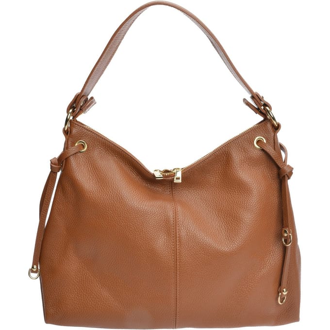 Isabella Rhea Brown Rundleer Tas