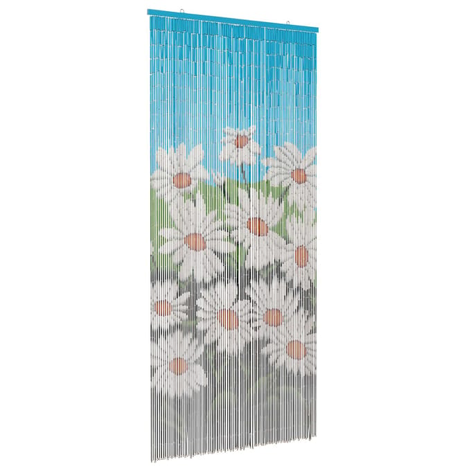 vidaXL - Insect - Deur - Gordijn - Meerkleurig - 90 - x - 200 - cm - Bamboe