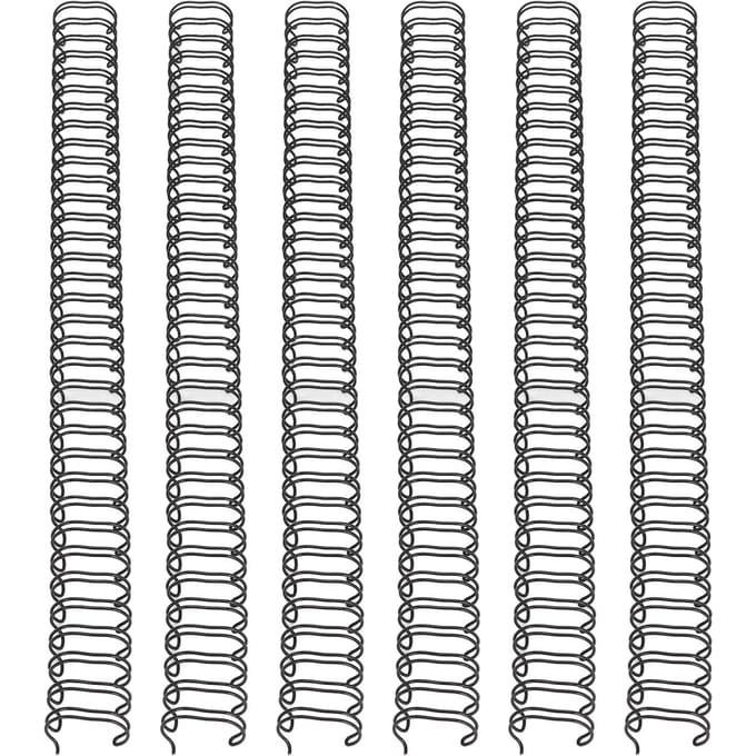 100 STUKS A4 Binddraad 12 inch Diameter 34 Dubbele Lus 3:1 Steek IJzerdraad met Nylon Coating Bindrug