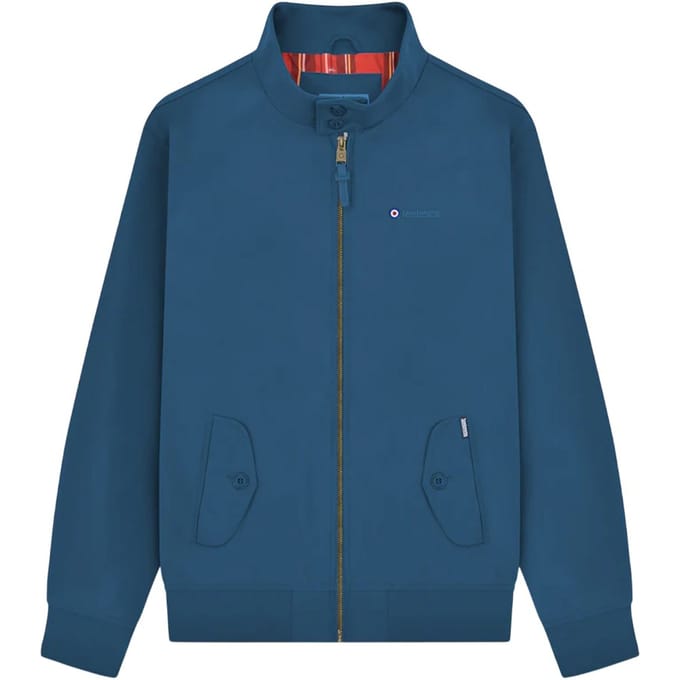 Lambretta Heren Target Waterafstotende Hoodie (Donkerblauw)