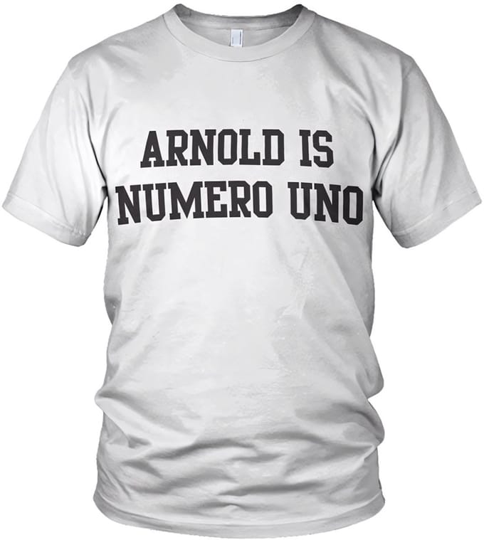 Hybris Arnold Is Numero Uno T-shirt SH-1-15367-H9-13
