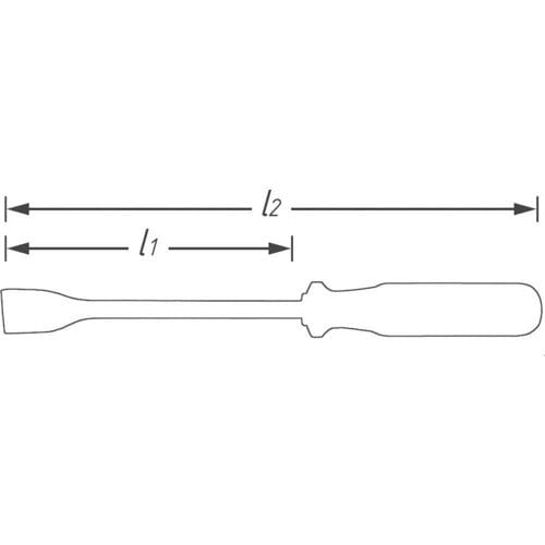 Hazet - Pakkingschraper 270 x 23 mm