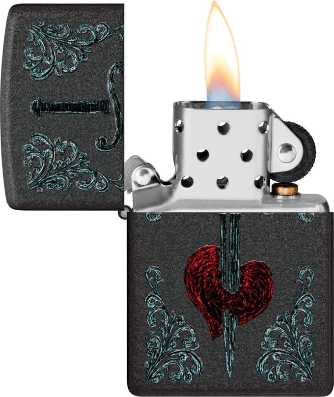 Aansteker Zippo Heart Dagger Tattoo