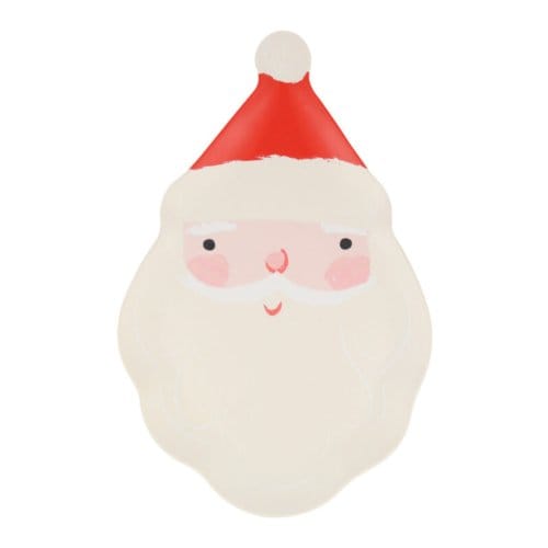 Meri meri kerst herbruikbaar bord kerstman