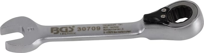 BGS Ratelringsteeksleutel kort 9 mm - 30709