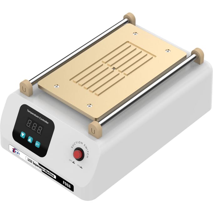 LCD Scherm Separator 8  Scherm Reparatie Scheidingsmachine Ingebouwde Dubbele Pomp 400W Glas Lens US beige