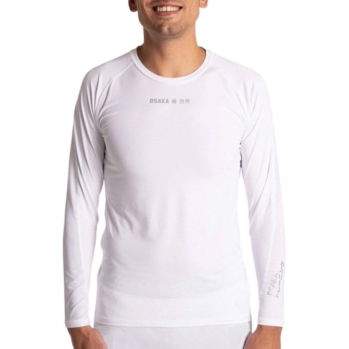 Osaka - Baselayer Top - Thermoshirt - Mannen -Wit - M