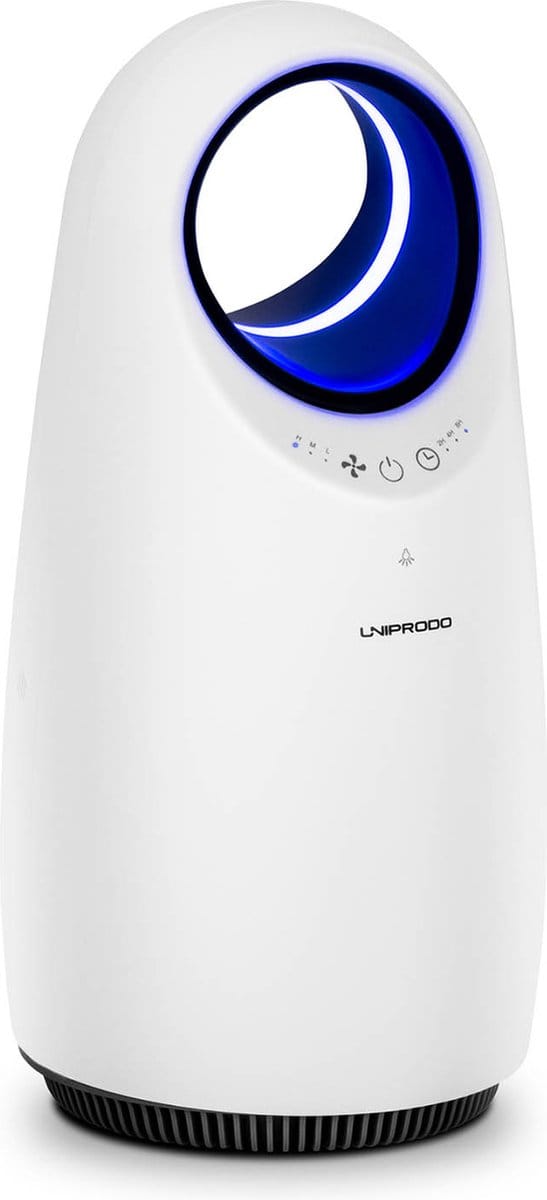 Uniprodo UNI_AIR PURIFIER_03 - Luchtreiniger - 10 m² - 80 m³/u - Trapsgewijs Filter