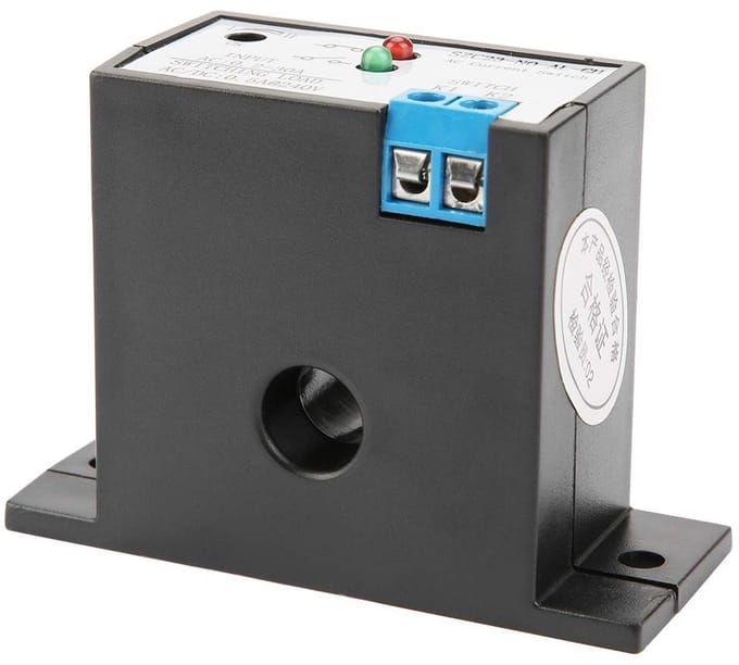 Shopcentral - Current Sensing Switch - AC 0.2A-30A - Snelle reactietijd - Zwart - Aan/uit schakelaar - Geschikt voor diverse toepassingen