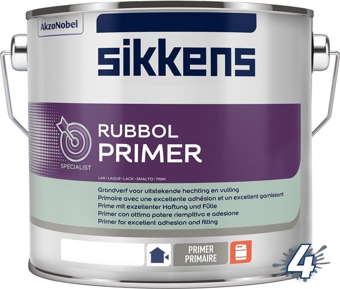 Sikkens Rubbol Make-up Basis 1 Liter Wit