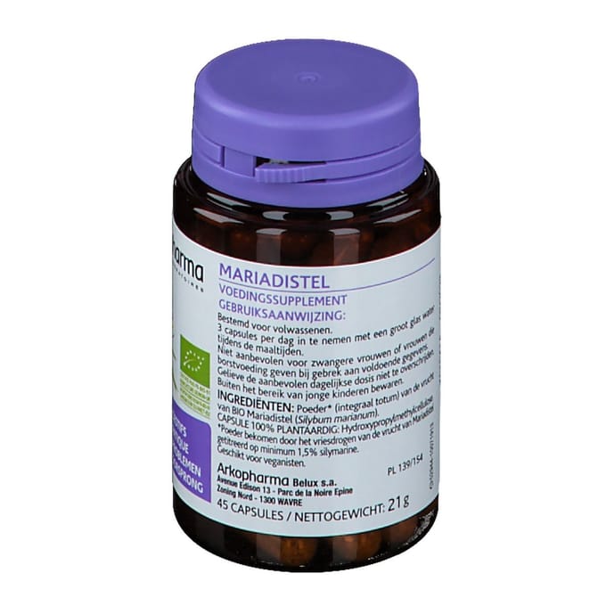 Arkocaps Mariadistel - 45 Capsules - Voedingssupplement