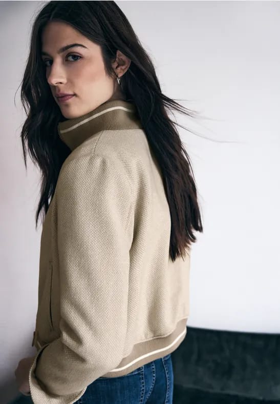 Blouson met college details
