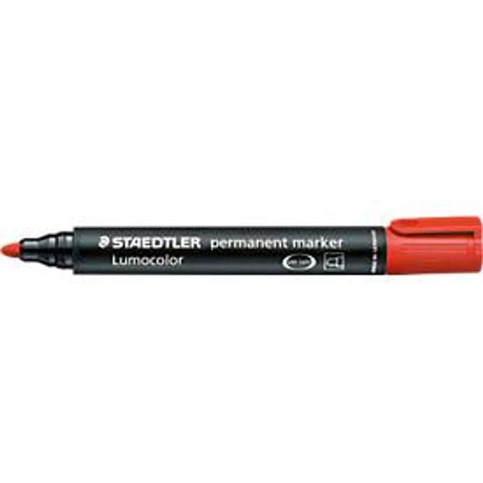 STAEDTLER Lumocolor permanent marker 352, 10 stuks, rood