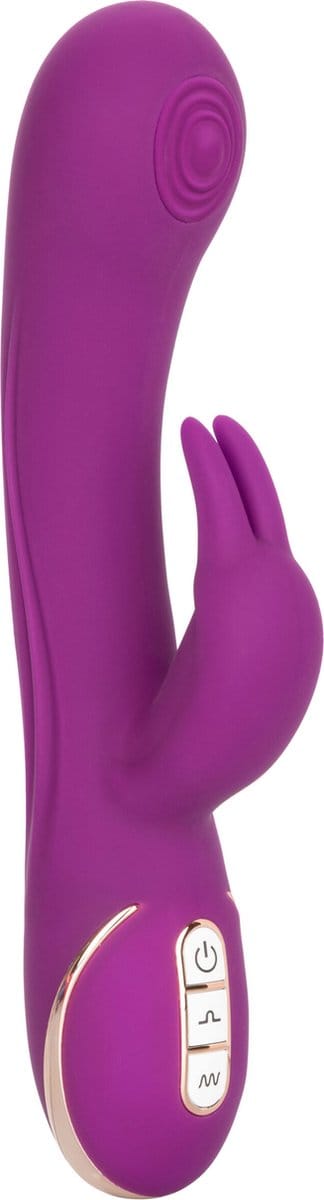 CalExotics - Silicone Thumping Rabbit - Vibrators Clitoral Paars