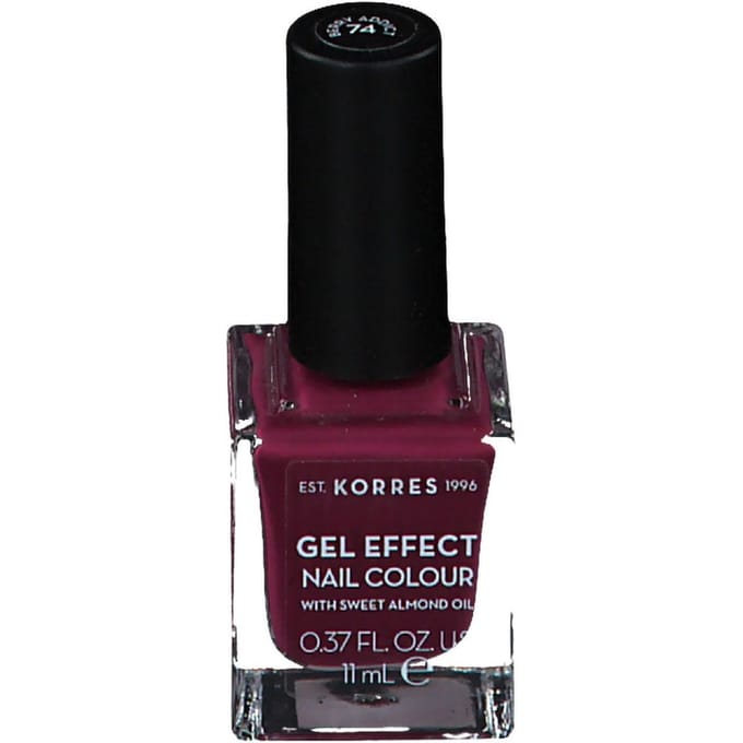 Korres Effect Gel Nagellak 11 ml (Kleur : 74 : Bessenverslaafde)