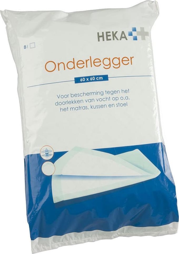 Heka Fluffpull onderlegger 60 x 60cm 8 Stuks