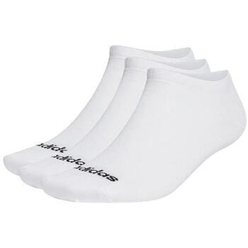 adidas Sportswear Dunne Linear Korte Sokken 3 Paar - Unisex - Wit- 37-39