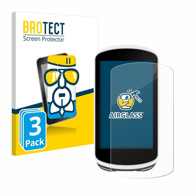 Screenprotector 3 Stuks voor Garmin Edge 1030 Beschermglas transparant