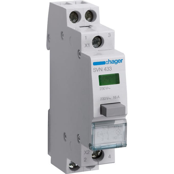 Hager Signaalmodules & Drukknoppen Modulaire Drukknop - SVN433