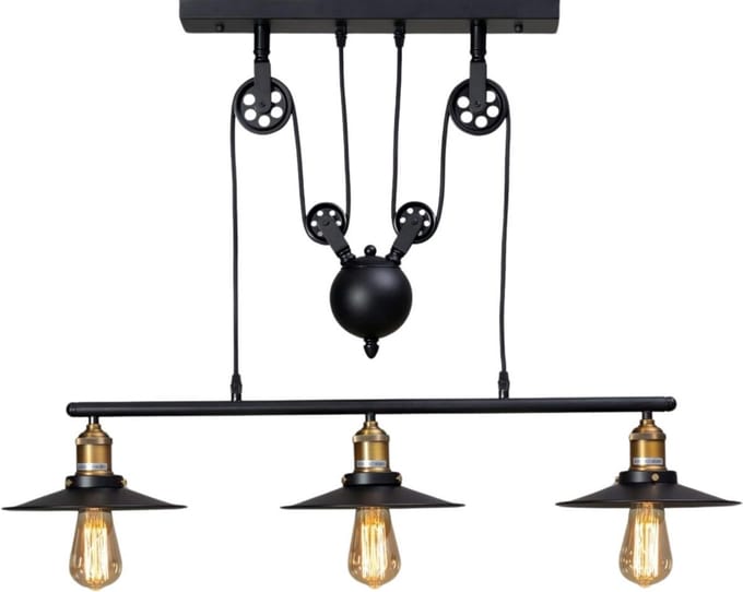 Kosilum - Piattino - Hanglamp - Zwart - Metaal