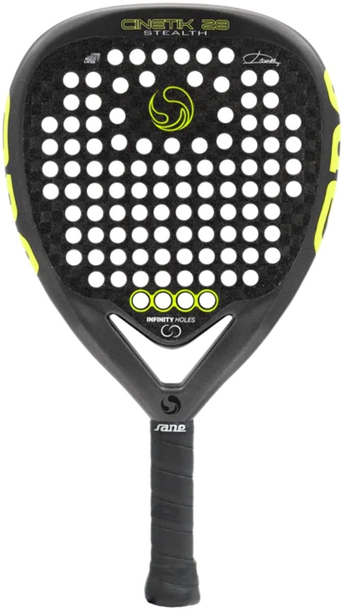 Paddle racket Sane Padel Cinetik 28 - Javi Ruiz - Stealth
