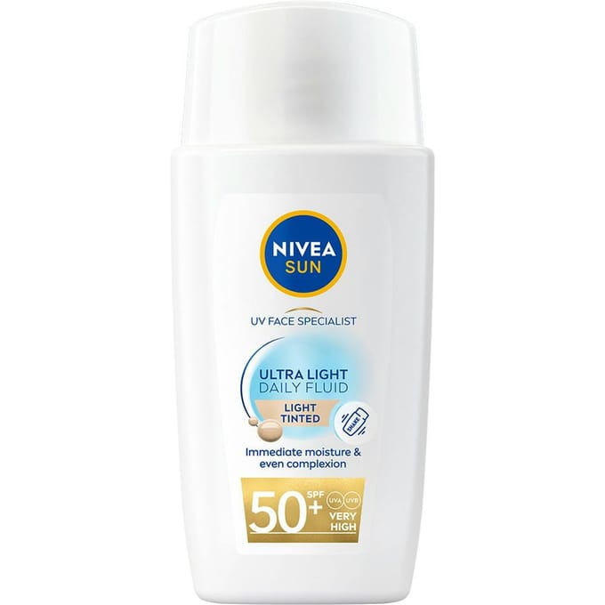 Nivea UV Face Ultra Fluid Light Tinted SPF50+ - 40 ml
