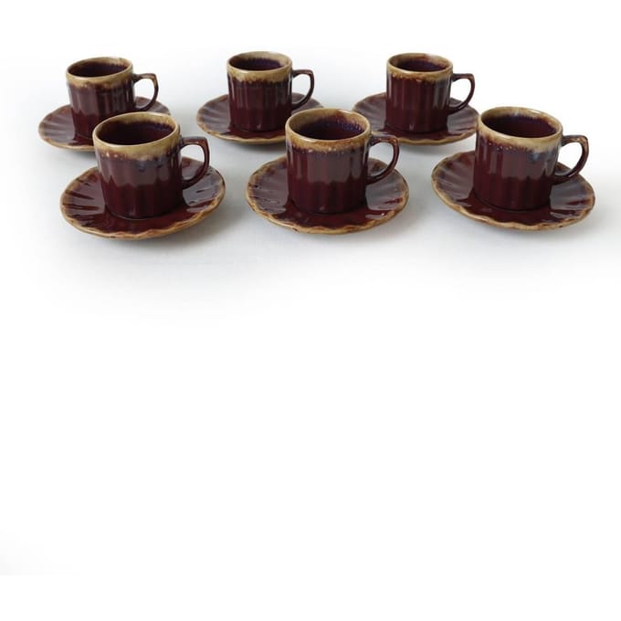 12-delige koffieset Yor keramiek | Hermia