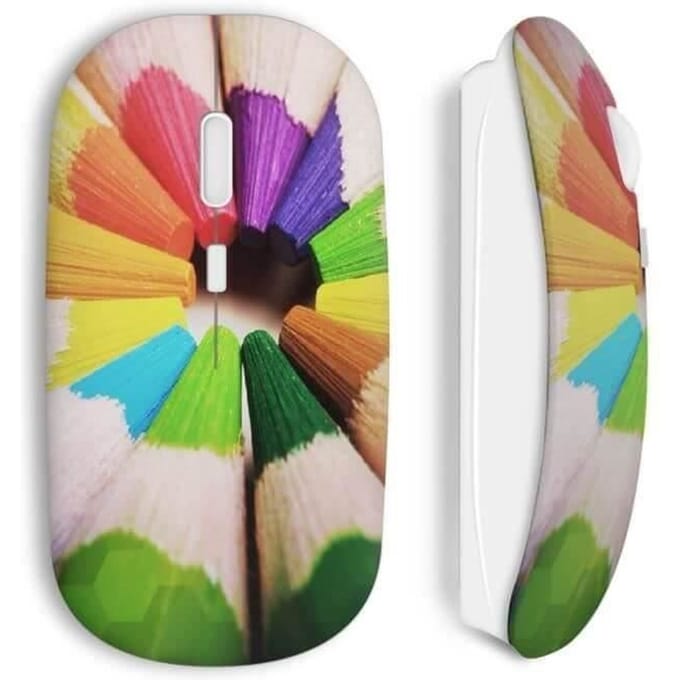 Souris Sans Fil Crayon de couleur