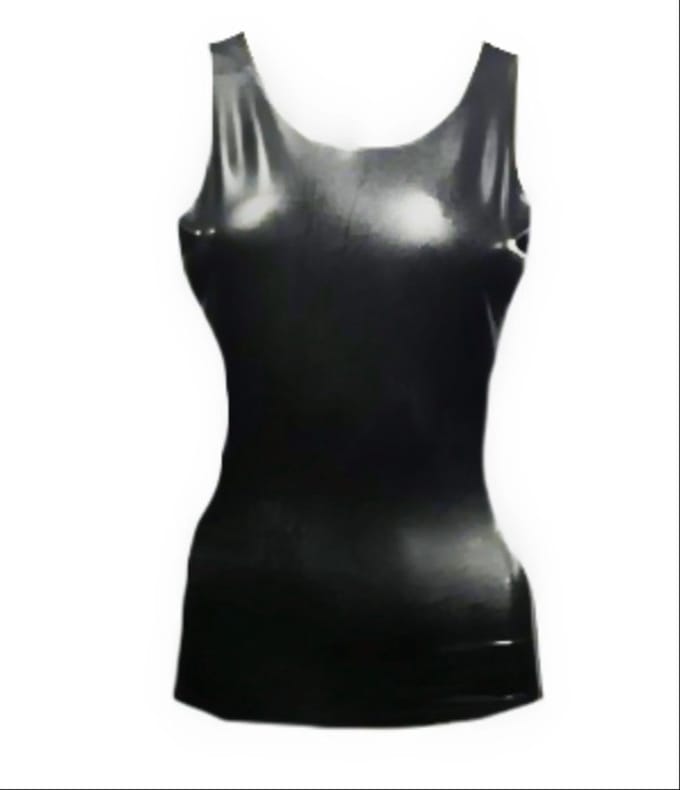 BNDGx® - 100 % Latex - Top Dames - Maat M - Rubber BDSM SM Rollenspel kleding Fetish wear