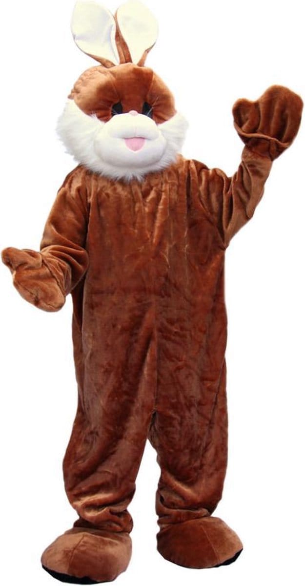 Konijn/Paashaas kostuum bruin - One size
