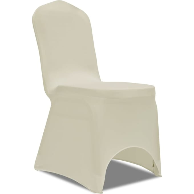Vidaxl Elastische Stoelhoezen, 100 Stuks, Crème, 130340X2