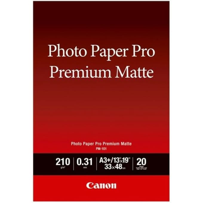 Canon Papier PM-101 / 8657B007 Premium Matte A3+ - 20 sheets