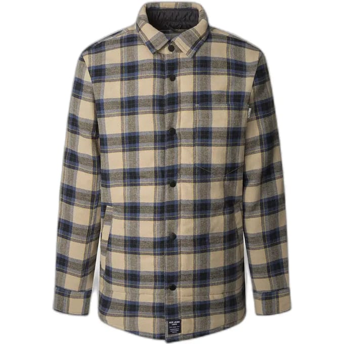 Relaxed fit overhemdjack met borstzak, model 'STEEVE'