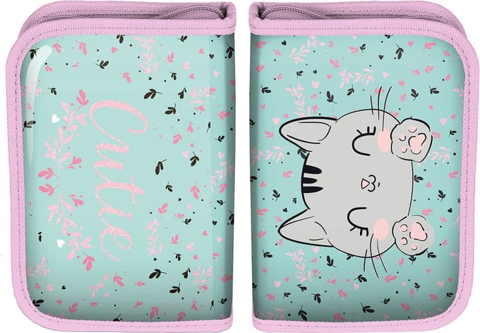 Animal Pictures Gevuld Etui Cat - 19.5 x 13.5 cm - 22 st. - Polyester
