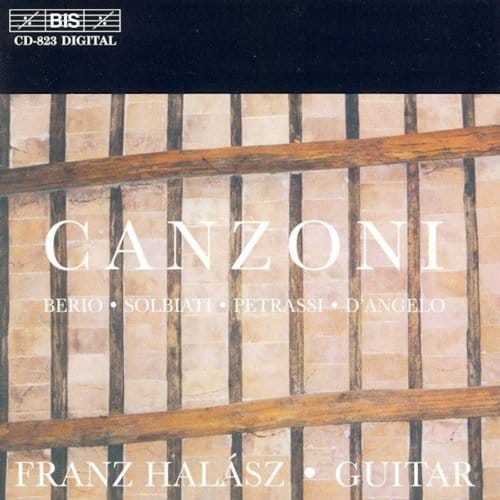 Franz Halász - Canzoni/Nunc/ Suoni Notturni (CD)