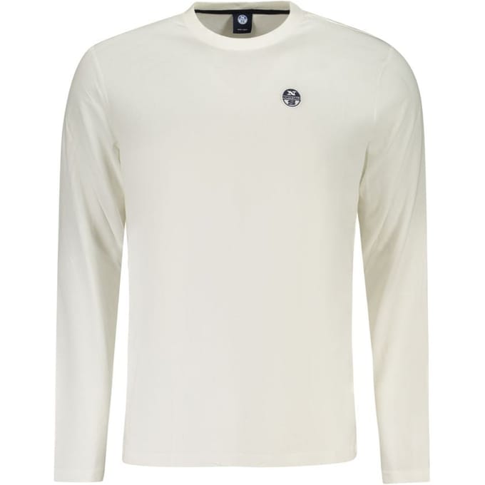 North Sails Bianco Katoenen Heren T-Shirt