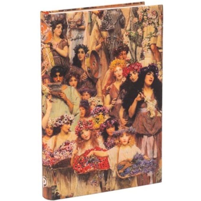 Paperblanks cahier, lawrence alma-tadema spring, hardcover, formaat mini, gelinieerd