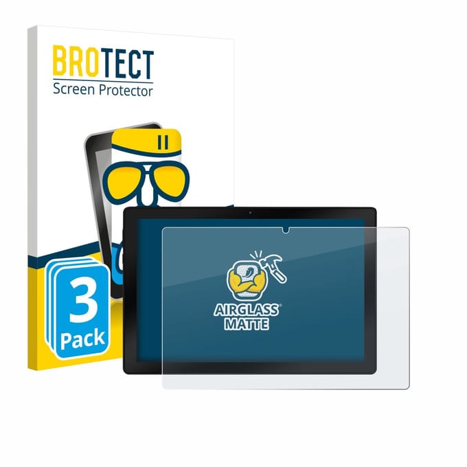 BROTECT - Screenprotector voor Wqplo WPLA10 - Folie Beschermfolie Beschermglas matte 3 Stuks
