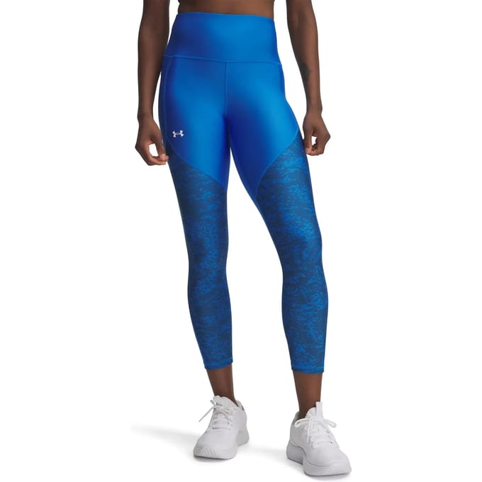 Under Armour dameslegging met technische print en enkellengte