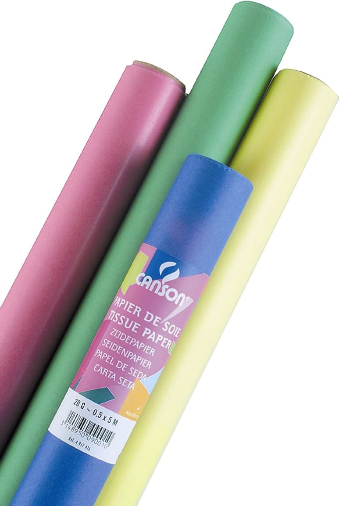 CANSON vloeipapier, zwart, afmeting: 0,5 x 5,0 m, 20 g/m²