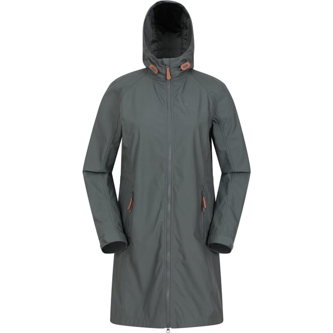 Mountain Warehouse Dames/Dames Ioana Longline Zachte Shell Jas (Groen)