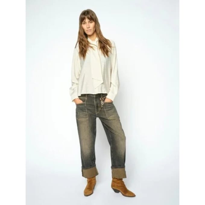 Mos Mosh 180950 850 mosmosh mmrachel kyoto jeans grey