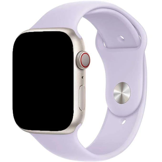 2+1 | Apple Watch Bandje - Siliconen - Elegant Paars