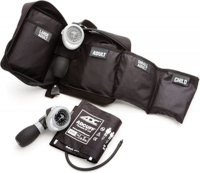 Multikuf™ Palmbloeddrukmeter + 4 manchetten in handige opbergtas