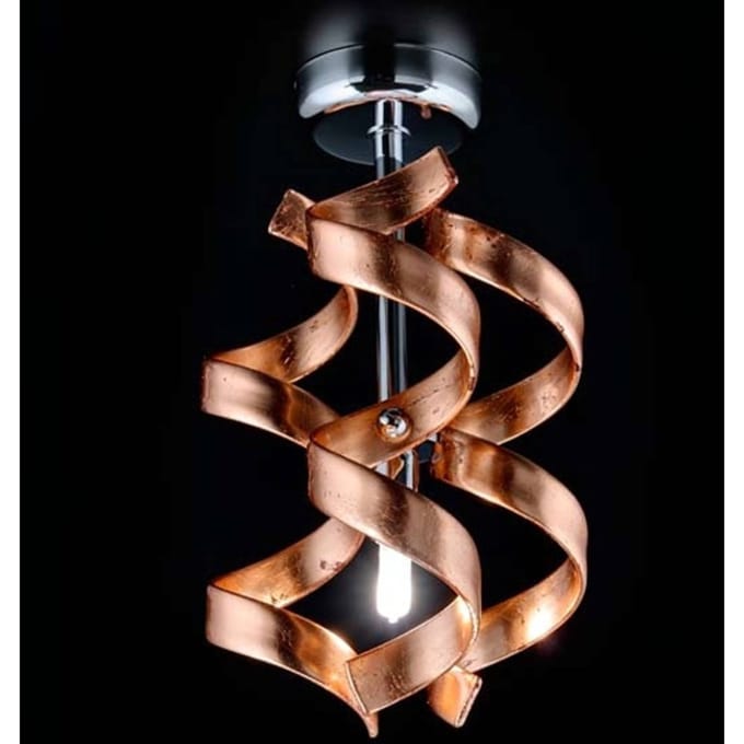 Metallux Plafondlamp Koper