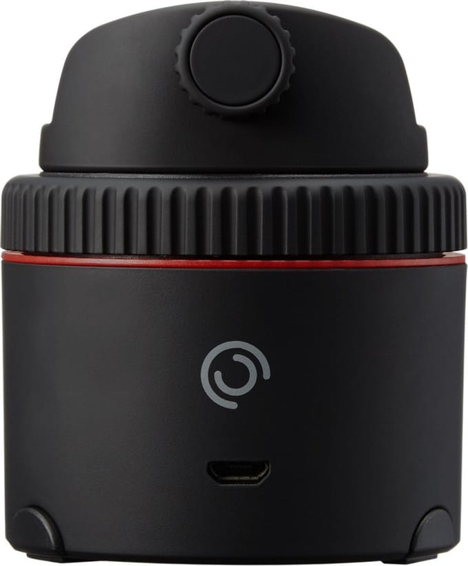 Pivo Pod - Compatibel met Smartphone - 360° Auto Tracking - Starter Kit - Zwart/Rood